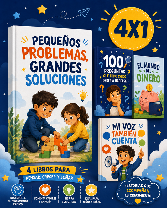 4X1 Pequeños Grandes Pasos — 4 Libros para la Vida